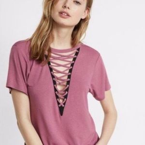 EUC Express Lace-up Tee